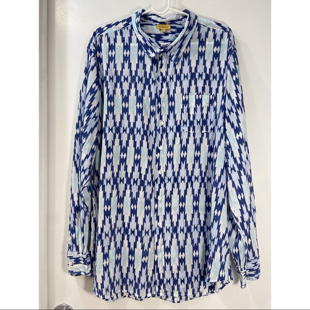 Roberta Roller Rabbit Button Down Tunic - image 1